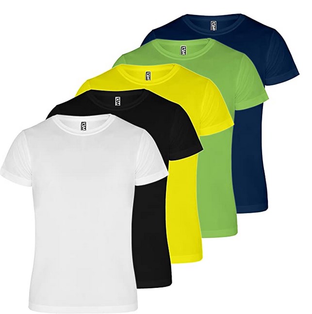 Camiseta Deportiva Transpirable Para Hombre Con Varios Colores